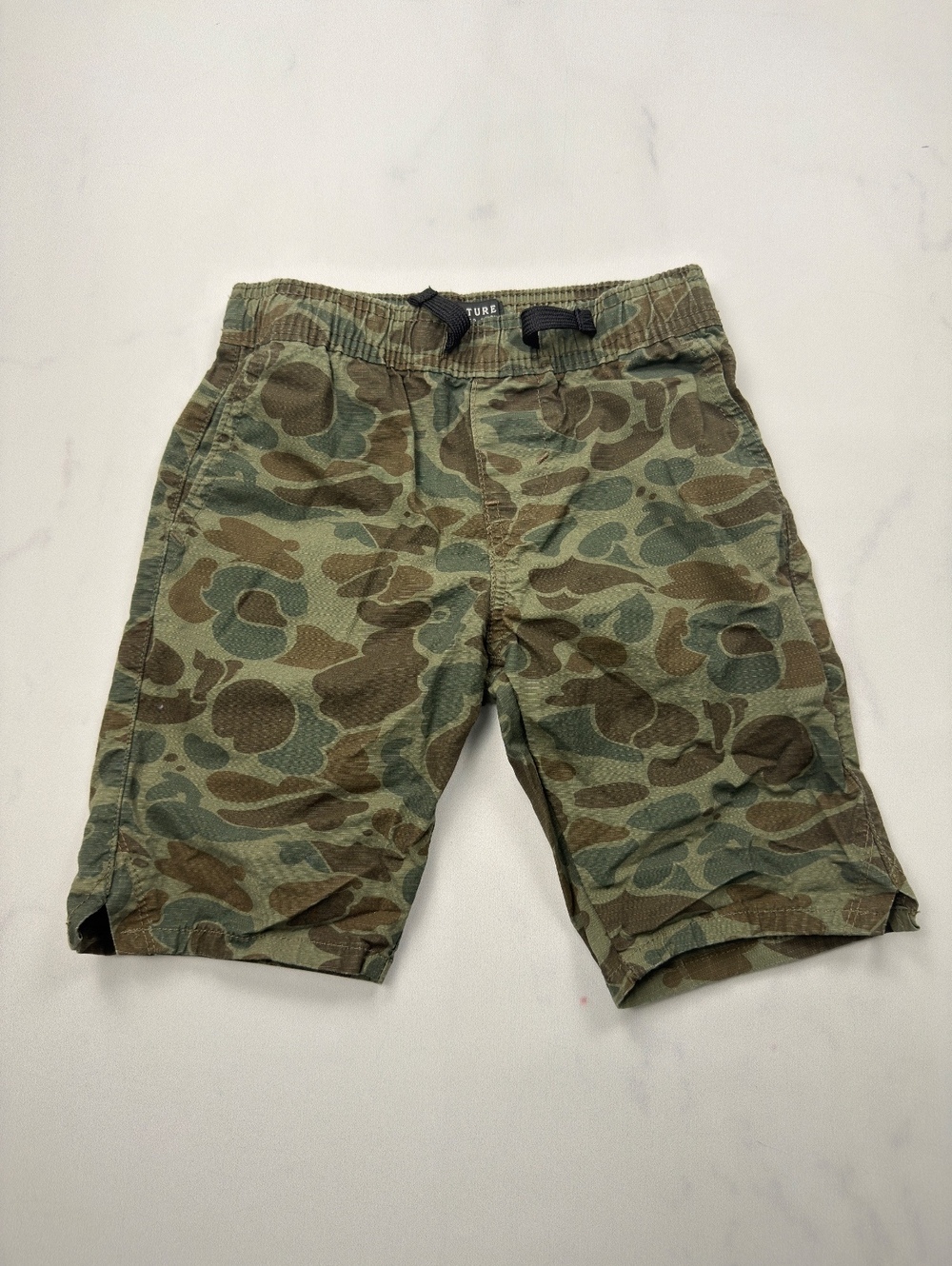 Signature Cargo Shorts Camouflage Utility Style - Boys M